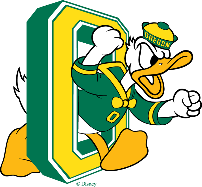 Oregon Ducks 1994-1998 Alternate Logo diy DTF decal sticker